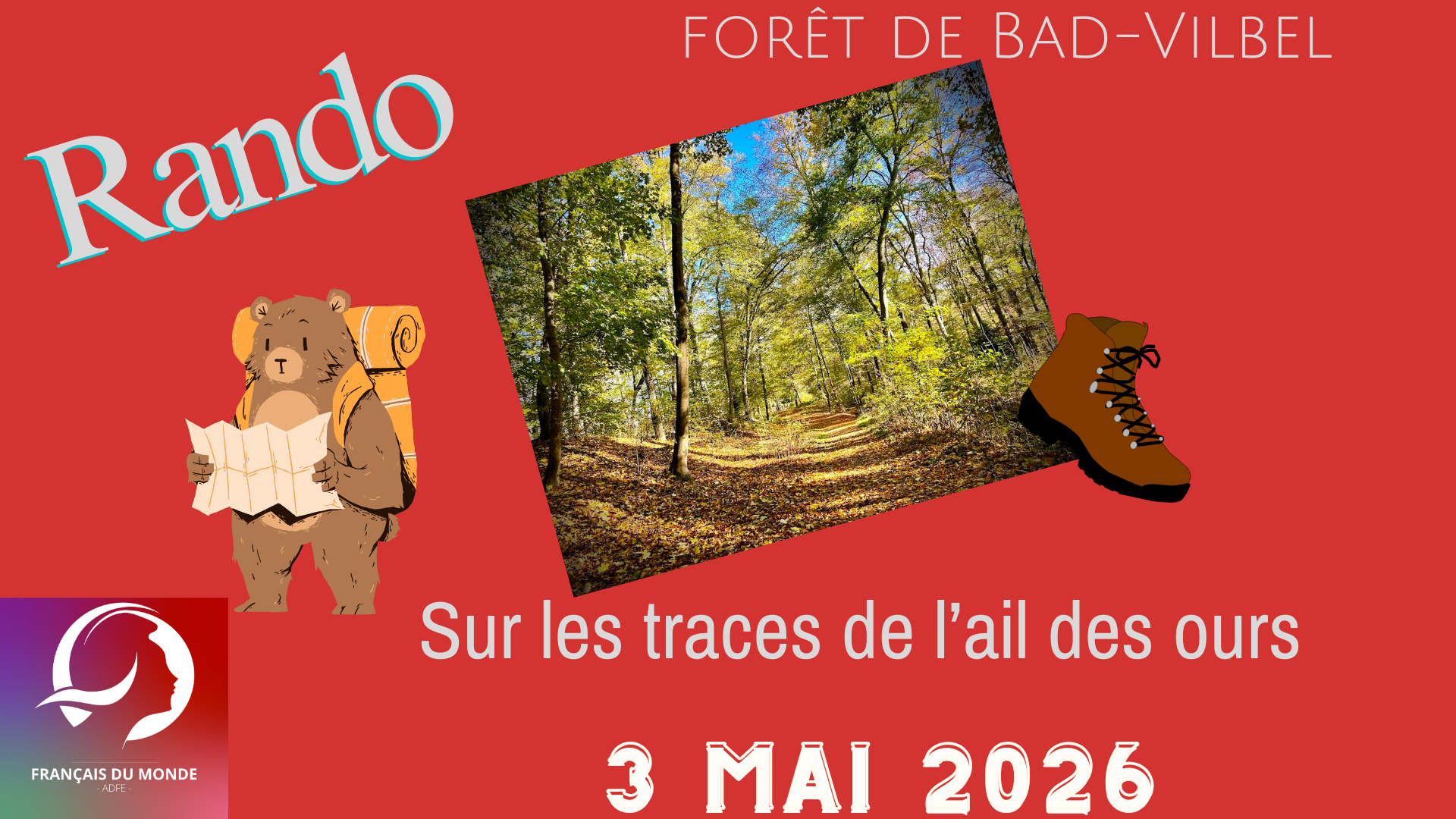 Sur les traces de l’ail des ours ! dimanche 3 mai 2026